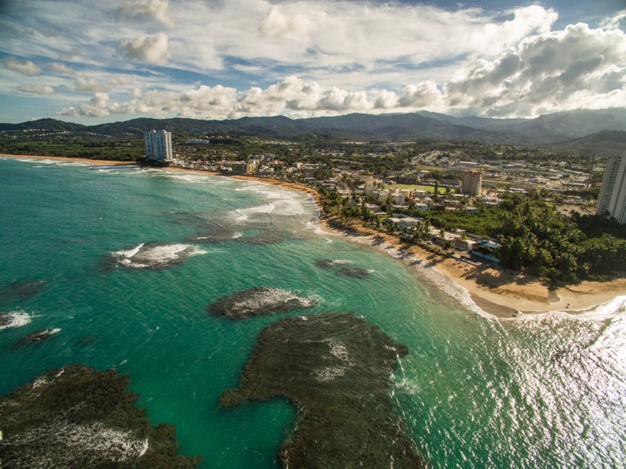 Luquillo Beach in Puerto Rico